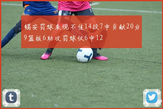 锡安罚球表现不佳14投7中贡献20分9篮板6助攻罚球仅6中12